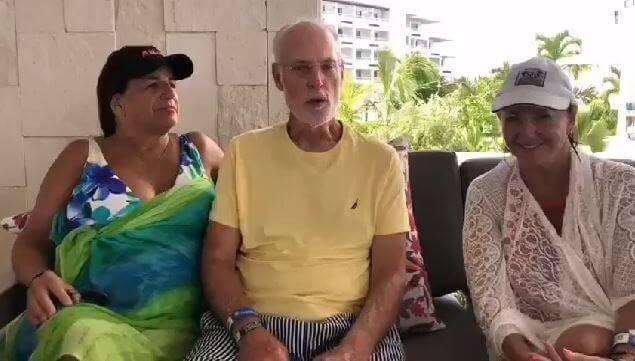 New member Sheldon Delsack enjoys family time at El Cid in Riviera Maya