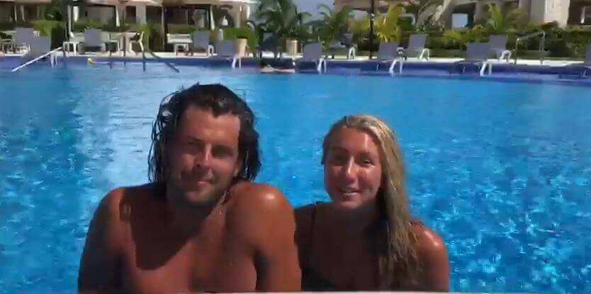 Steph and Bryce enjoy their honeymoon in Puerto Morelos
